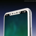 Concepto de diseño de iPhone 8 en blanco
