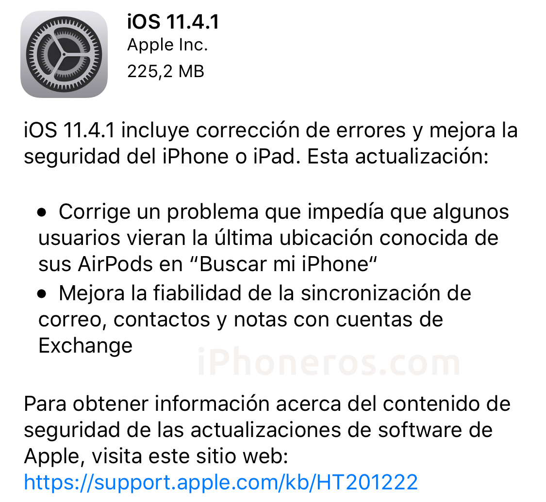 iOS 11.4 ya está disponible para todos los equipos