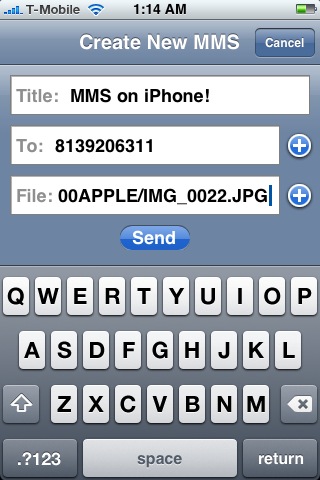 MMS en el iPhone