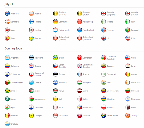 Países listos para la venta del iPhone 3G en iPhoneros