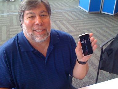 Steve Wozniak y su iPhone con Jailbreak