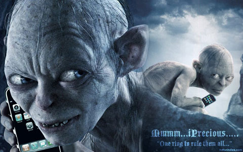 Gollum con su tesoro ;)