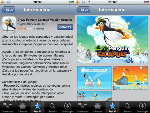 Crazy Penguin Catapult, Software