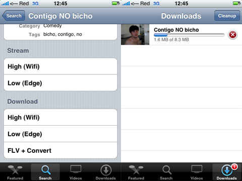 Descargando YouTube en un iPhone