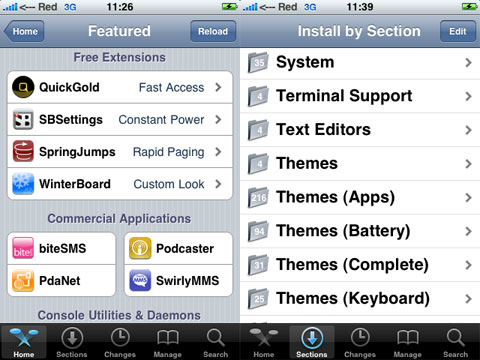 WinterBoard en Cydia