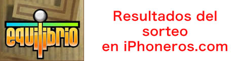 Resultados sorteo Equilibrio en iPhoneros.com