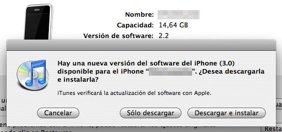 Por Fin disponible el iPhone OS 3.0