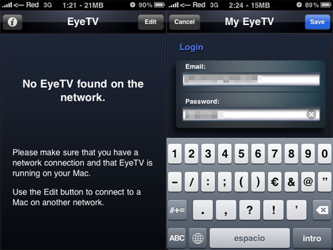 EyeTV en el iPhone