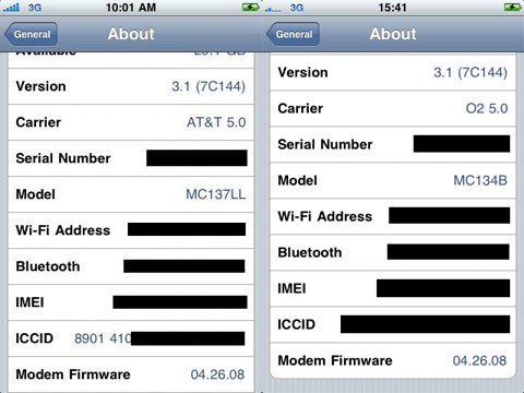 iPhone 3GS 3.1 con Jailbreak