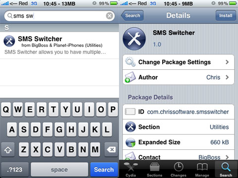 SMS Switcher