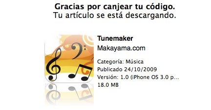 Tunemaker descargado