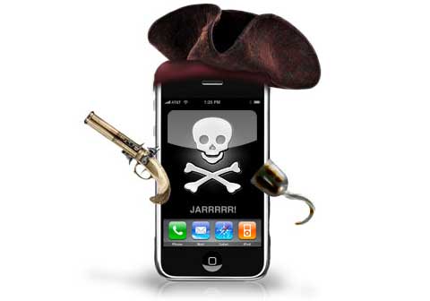 iPhone piratón