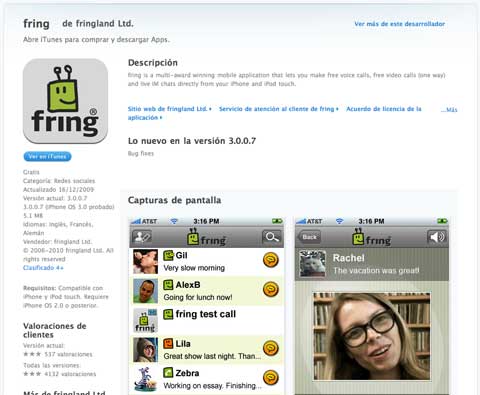 App Store en la web