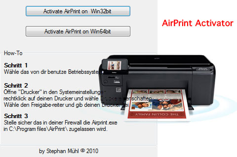 Как сделать airprint из обычного принтера