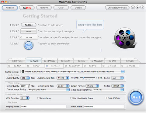 macx video converter pro timer