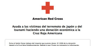 Dona para la ayuda en Japón vía iTunes