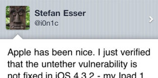 Se confirma el Jailbreak untethered para iOS 4.3.2