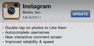 Instagram se actualiza a la versión 1.8