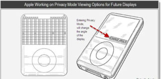 Patente de Apple sobre privacidad en pantallas