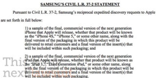 Samsung pide ver los prototipos de iPhone / iPad de Apple antes de que salgan a la venta
