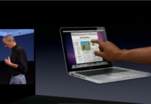 Jobs explicando lo de las pantallas táctiles que no resultan en un Mac.