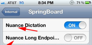 Encontradas evidencias de Nuance en iOS 5