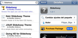 Slideaway, temas para la pantalla de bloqueo