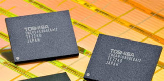 Chips de memoria Flash NAND de Toshiba