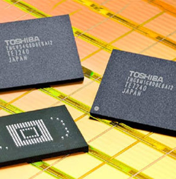 Chips de memoria Flash NAND de Toshiba