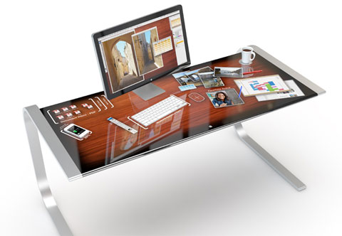 Monje Meyella Recuperar iDesk, una mesa totalmente táctil [concepto de diseño] | iPhoneros