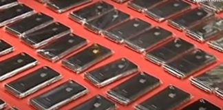 iPhones de contrabando