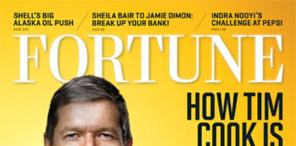 Portada de la revista Fortune con Tim Cook