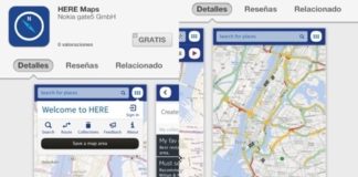 La App de mapas de Nokia, Here, ya disponible