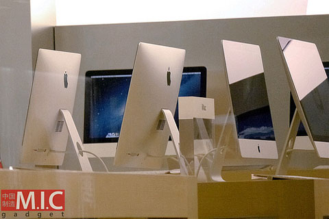 iMacs en la Apple Store de Causeway Bay, Hong Kong