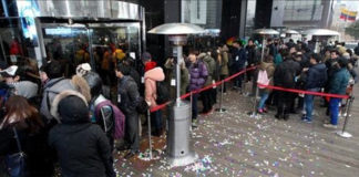 Colas para comprar el iPhone 5 en Corea del Sur