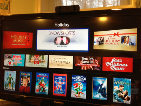 Apps de Invierno en el Apple TV