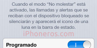 Modo No Molestar de iOS 6