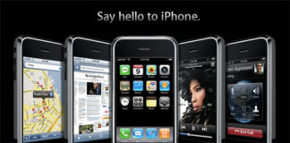 Portada de Apple.com con el lanzamiento del iPhone