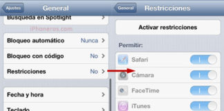 Sistema de restricciones de iOS 6