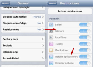 Sistema de restricciones de iOS 6