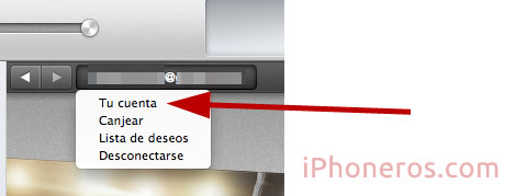 Tu cuenta en iTunes