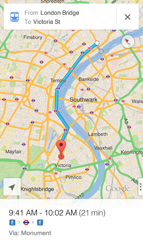 Google Maps para Blackberry actualizado a la Version 4.5.1