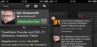 TweetDeck para iOS