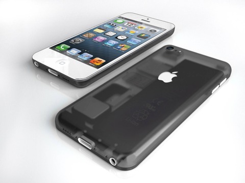 Concepto de diseño de iPhone transparente
