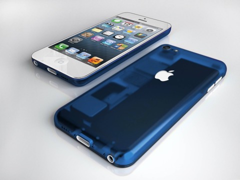 Concepto de diseño de iPhone transparente