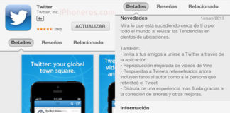 Actualización de Twitter