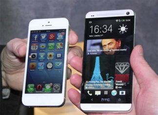 iPhone 5 y HTC One