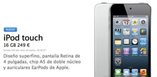 Nuevo iPod touch de bajo coste