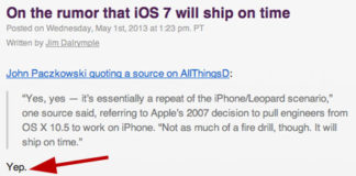 iOS 7 llegará a tiempo