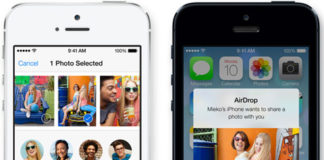 AirDrop en iOS 7